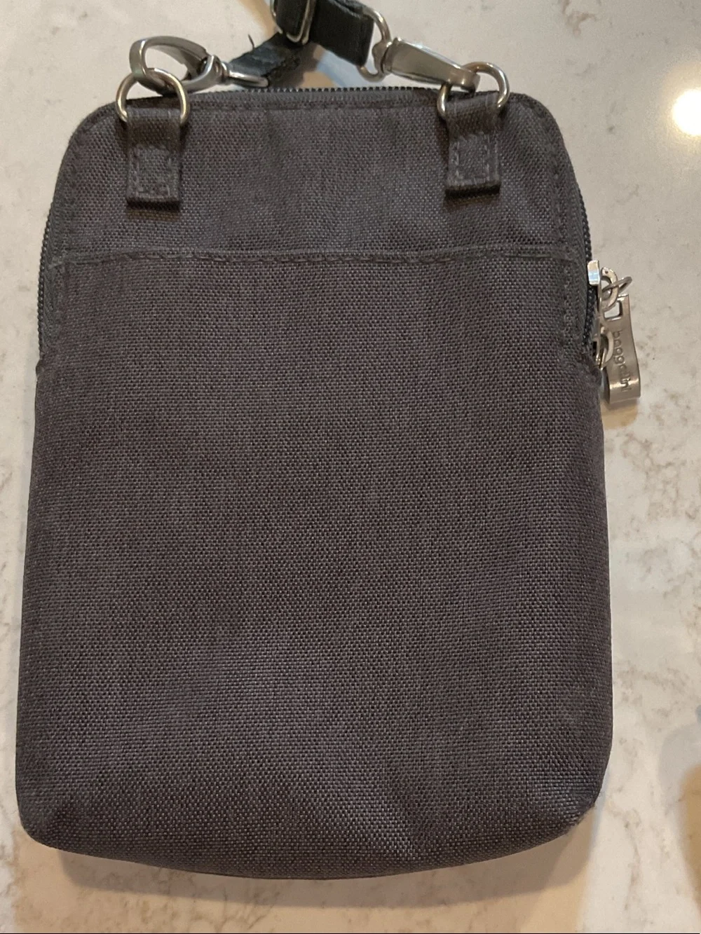 Baggallini True Classic Take Two RFID Crossbody graphite gray LIKE NEW